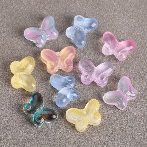 20stk Bunt Schmetterling 10x14mm Lampwork Glas Lose Perlen - Picture 5 of 12