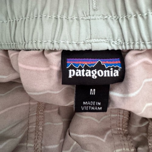 Patagonia Girls Costa Rica Baggies Shorts Kids Medium waterproof Tan Nylon - Picture 3 of 8