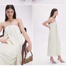 MANGO selection Strapless dress Size Small NEW WITH TAG!