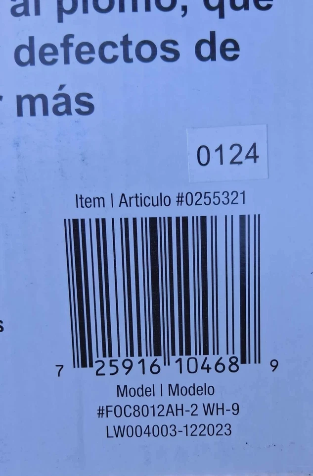 Portfolio 10,37 pulgadas W blanco exterior luz de montaje empotrado #0255321 NUEVO Foto 3 de 3