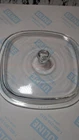 Vintage Pyrex P-9-C-1 Clear Glass Squared Lid