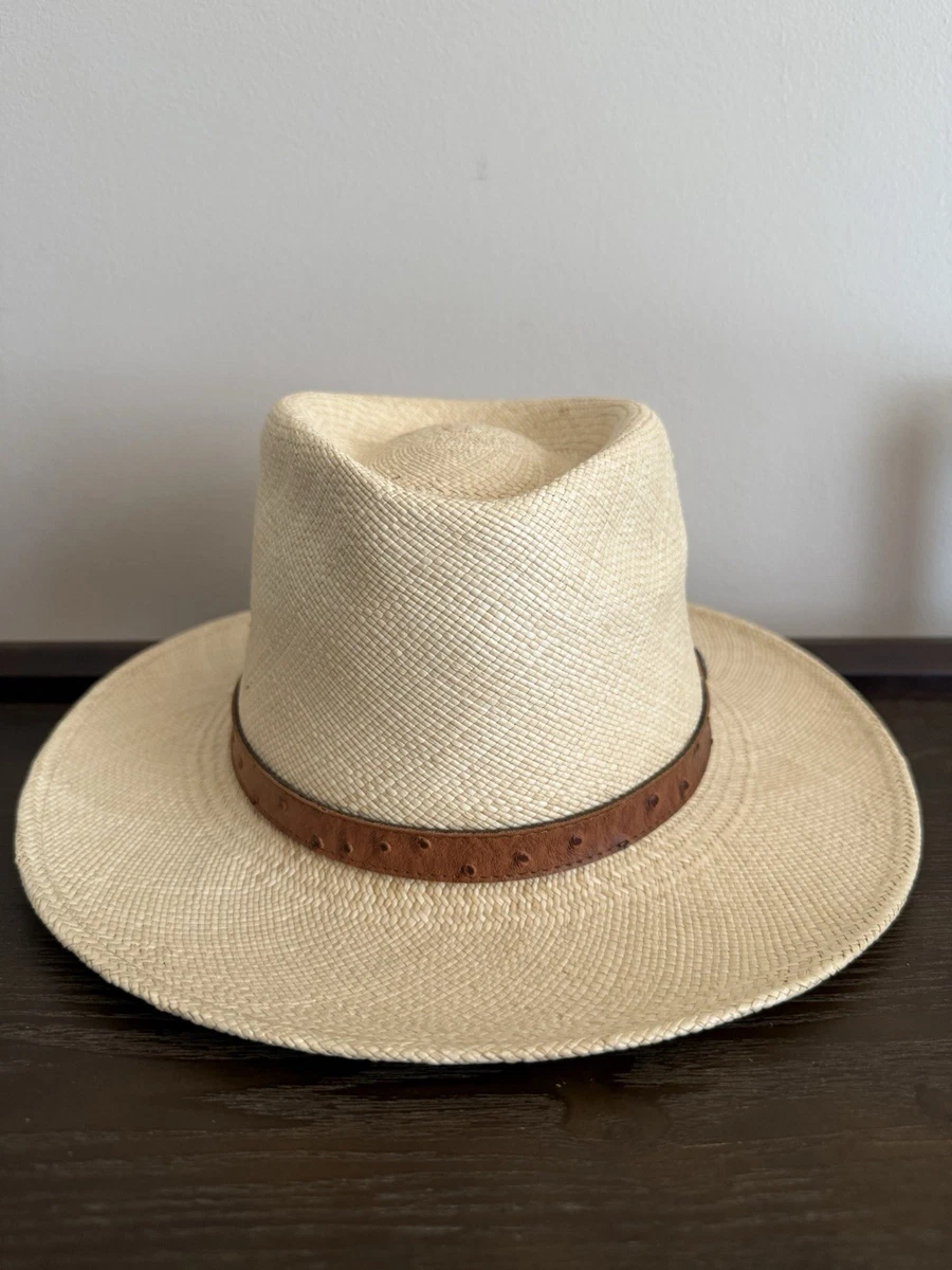 Orvis Tan Straw Hat Brim Fedora Orvis Men main image 3