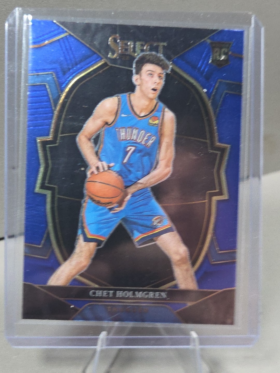 2022-23 Panini Select - Concourse Chet Holmgren #83 Blue Prizm (RC)