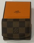 LOUIS VUITTON Sterling Silver Cufflinks Ship City Luggage DAMIER Bag Hermes Box — photo 10