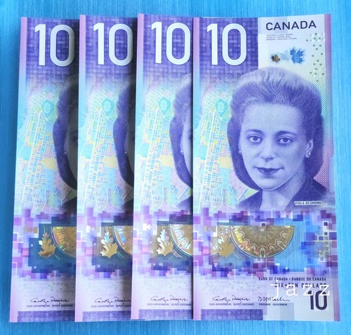 Canada Banknote 2018 $10 Dollar Viola Desmond Polymer P113c Rogers ...