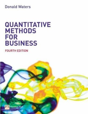 Quantitative Methods for Business - Paperback, by Waters Donald - Very Good