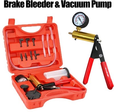 Vacuum Pumping Dual Purpose Vacuum Gauge Brake Extractor Handle Suction Gun