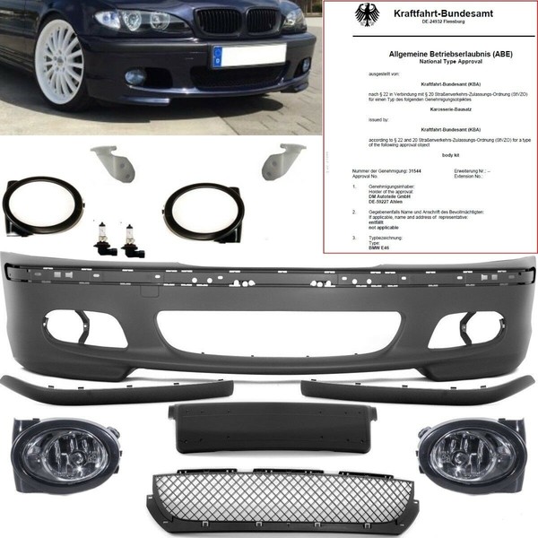 StoßStange Passt FüR BMW E46 Limo Touring Facelift +Nsw Nur M Paket Ii+Halter-image