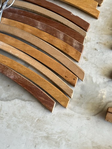 Lote De Colección 33 Perchas De Madera Madera Fina Envío Gratis EE. UU. - Imagen 7 de 9