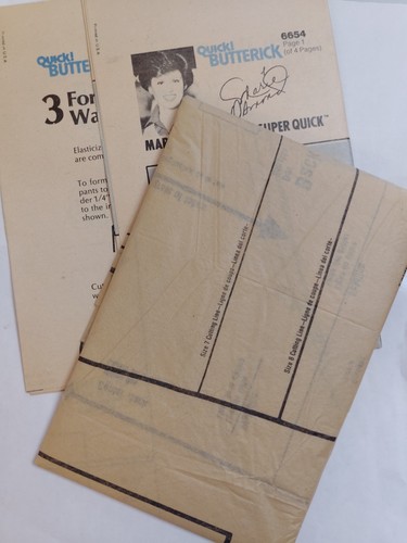 Tunic Shirt Top Pants Girls A 7 8 10 Butterick 6654 Sewing Pattern Cut VTG Marie - Picture 4 of 8