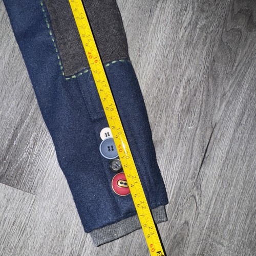 Desigual Y2K Blazer bestickt Rücken Art Ellenbogen Patch Größe 36 - Bild 19 von 19