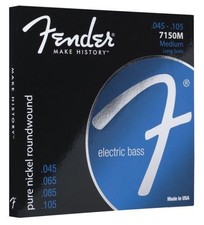 Fender Original Bass Strings, Pure Roundwound, Long Scale 7150M .045-.105 Gauges