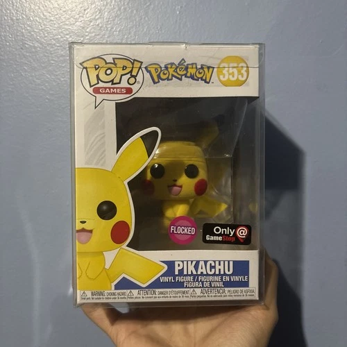 Funko Pop! Vinyl: Pokémon - Pikachu (Flocked) - GameStop (Exclusive) #353