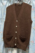 USED YOHJI YAMAMOTO 80'S ALPACA TEA VEST ACCEPTABLE
