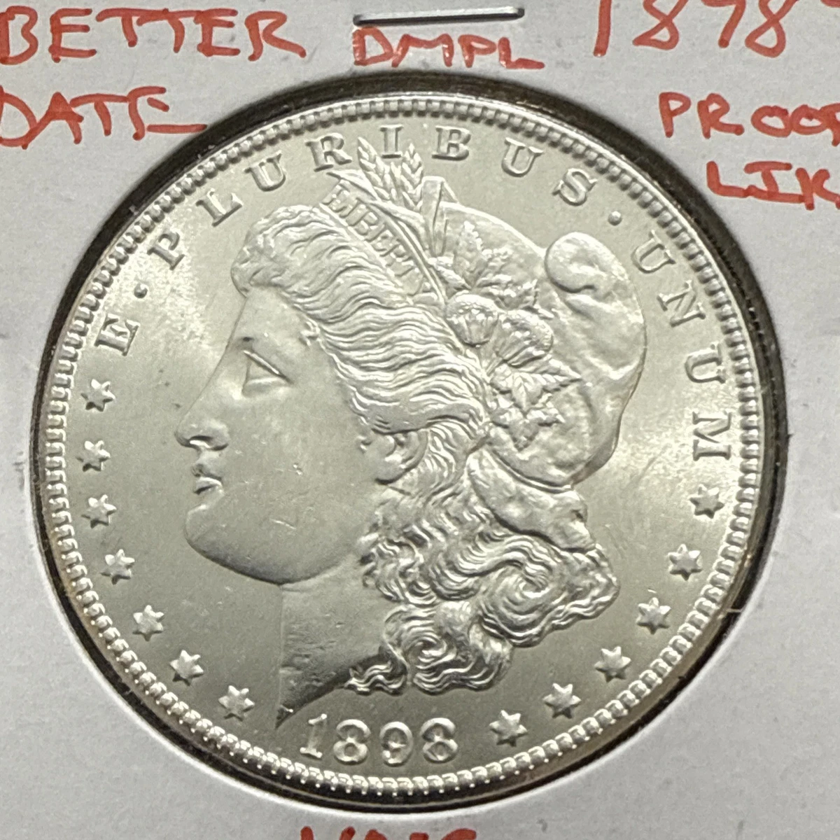 美国铸币厂1898 年摩根美元硬币(1878-1921) | eBay