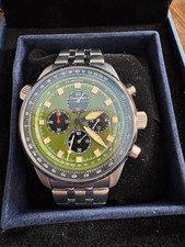 Cortebert Potez Minted Green mens watch - sta...