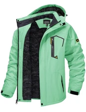 TACVASEN Mens Ski Jacket Winter Jacket Snow Warm Coats Water Resistant XL