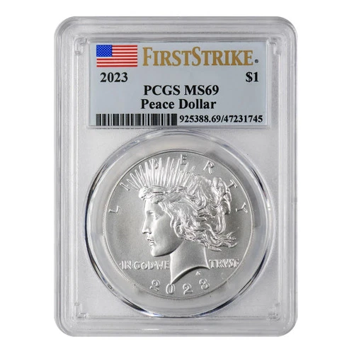 2023 Peace Dollar PCGS MS-69 First Strike