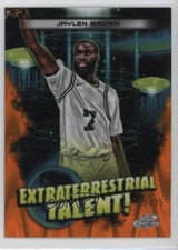 2023 Topps Cosmic Chrome Orange Galactic Refractor 22/25 Jaylen Brown #ET-2 7y2