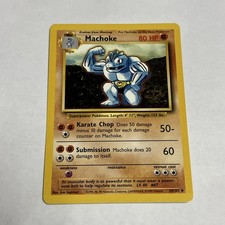 Machoke Base Set Unlimited 34/102 LP