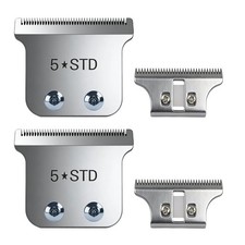Blades for Wahl Detailer, 5 Star Hero trimmer Silver, 2 Pack