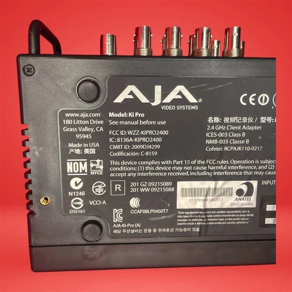 AJA Ki Pro Rack Field Portable Recorder HD HDMI SDI BNC Inputs/Outputs - Image 3 of 4