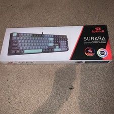 Surara Red Dragon Wired Mechanical RGB Backlit Gaming Keyboard Black Red Switch