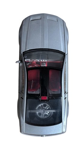 Diecast Ford Mustang GT Concept 1/18 Silver BEANSTALK GROUP Convertible Car - Picture 3 of 6