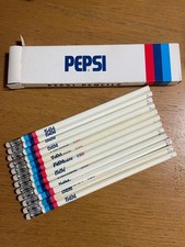 Showa Retro/ Pepsi Cola Pencils/ Pack of 12 per Dozen/ #44722b