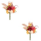 2 Bunches Kunstblumen Strauss Blumengesteck Hochzeitsblume Blumenstrauß Von