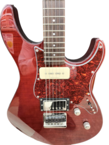 Yamaha Pacifica611HFM PAC611 Red Electric Guitar Used From Japan