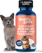Cat Itchy Skin Relief  Hair Loss Treatment, Holistic Allergy Relief for Cats Ca