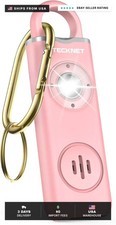 Rechargeable Personal Safety Alarm for Women, 130dB Self Defense Keychain Alarm