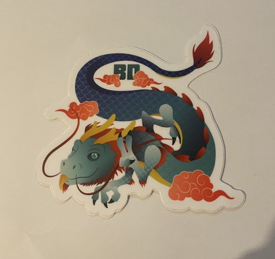 (Official Merchandise) US Bad Dragon Sticker - Meng The Chinese Dragon