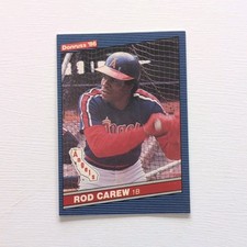 Donruss 1986 Rod Carew #280 Los Angeles Angels Baseball Card Base Set MLB