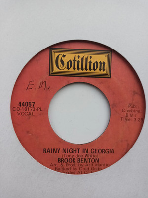 Brook Benton - Rainy Night In Georgia / Where Do I Go From Here, 7'', (Vinyl)