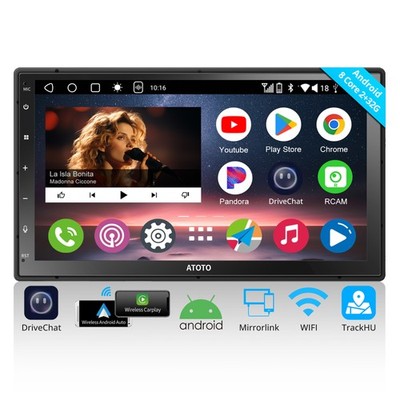 ATOTO A6PF 7  2DIN Full QLED Autoradio AIChat Wireless CarPlay Android Auto 2BT