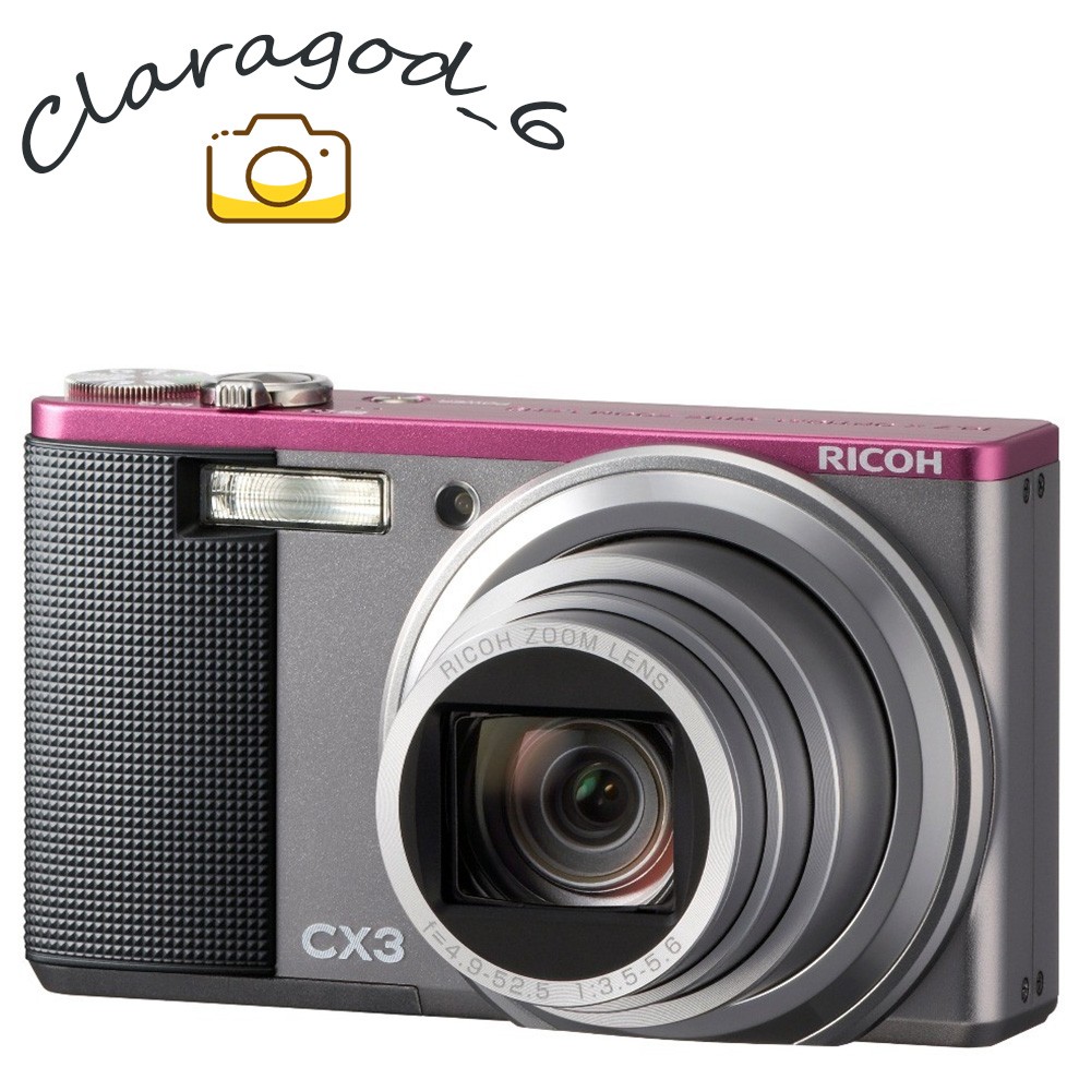 Ricoh CX3 Compact Digital Camera 10MP 10.7x Optical Zoom with