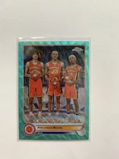 2022 Chrome McDonald's All American Aqua Wave Refractor /199 Arkansas Bound #65