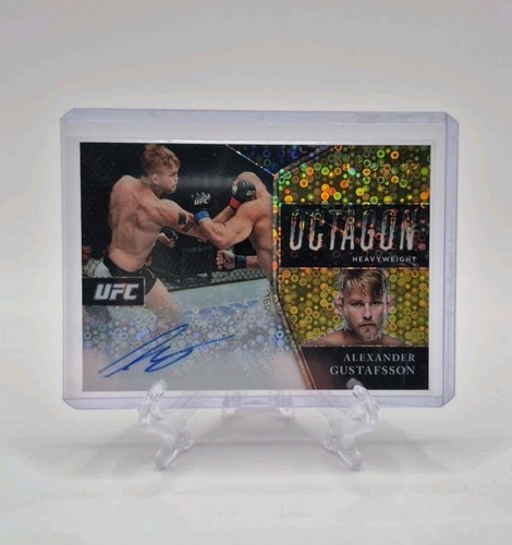 2021 UFC Select Alexander Gustafsson Gold Disco 9/10 Octagon Action Signature ๐ฅ - Picture 1 of 3
