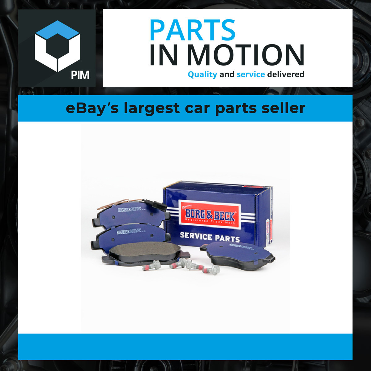 Brake Pads Set fits FIAT BRAVO 2.0D Front 09 to 10 B&B 77362093 77362196 Quality