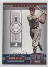 2005 Donruss Signature Series Century Platinum 3/10 Marty Marion #130 y0i