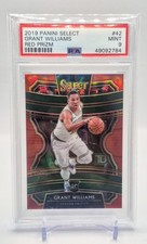 2019 Panini Select Concourse Red Prizm /199 Grant Williams #42 PSA 9 MINT Rookie
