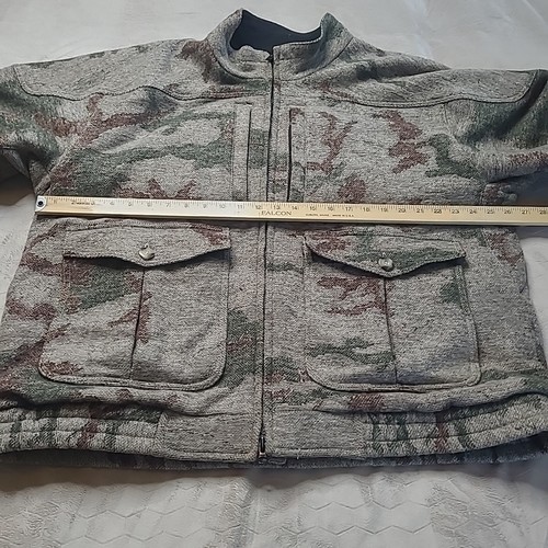 Weatherby Performance Hunting Jacket XL Wool Blend Camo Heavy HTF Mackinaw - Picture 2 of 16