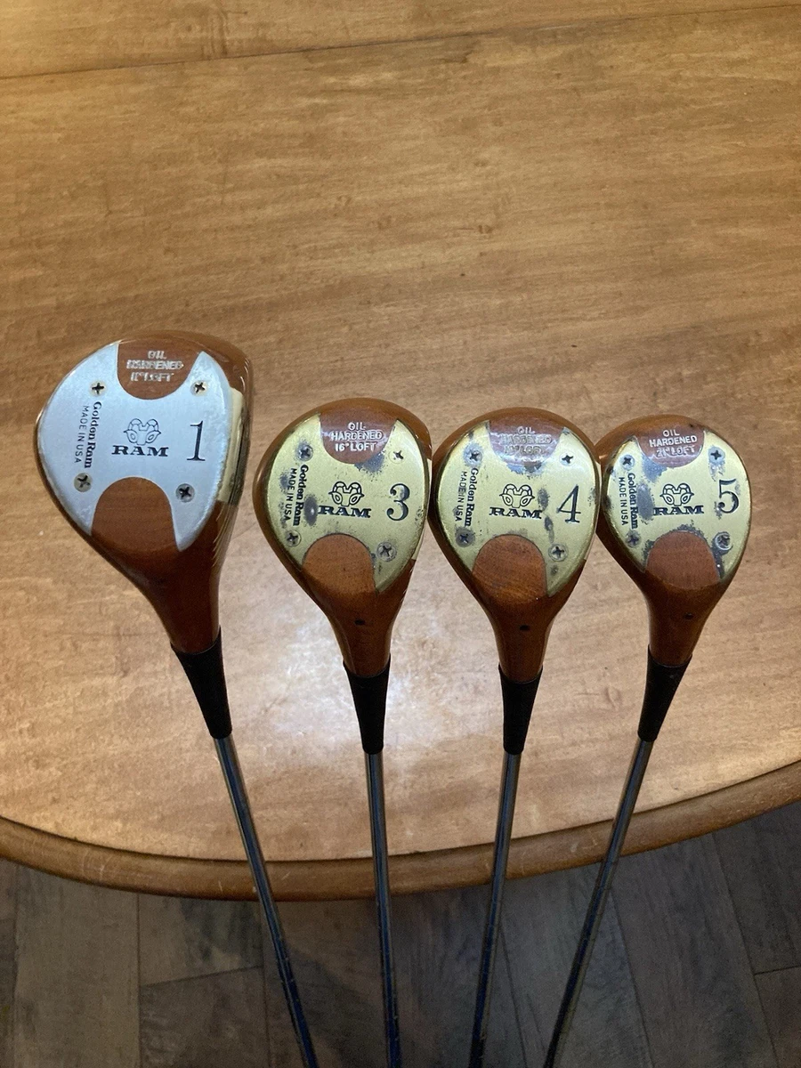 Club de Golf, Set de Bois, driver, Vintage, RAM (Golden Ram
