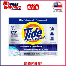 Tide Professional Commercial Powder Laundry Detergent Fresh Scent, 197 oz, 1 Box 0.18 per gallon