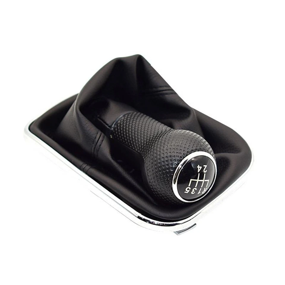5speed Gear Shift Knob Lever Shifter Gaiter Boot For Volkswagen Golf 4 1999-2004 Foto 4 de 4