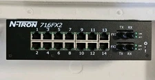 Red Lion Controls N-TRON 716FX2-ST Fully Managed Industrial Ethernet Switch