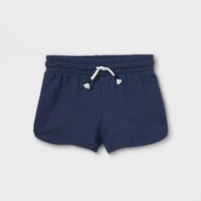 Girls' Knit Pull-on Shorts - Navy Blue - XXL 18 - Cat  Jack  