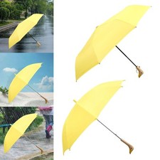 Duck Rain Umbrella Cute with Duck Head Handle for Camping Men Outdoor Sports